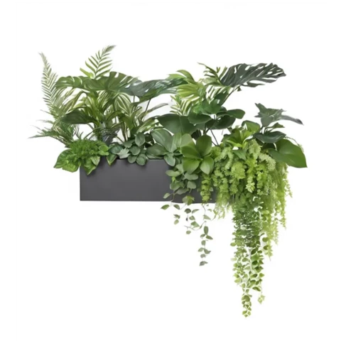 Кашпо с искусственными растениями №78, В35*Д50*Ш15