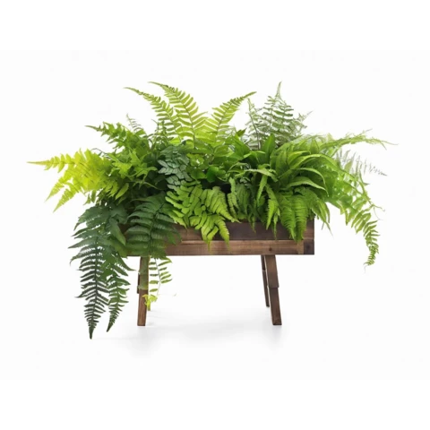 Кашпо с искусственными растениями №93, В65*Д50*Ш20