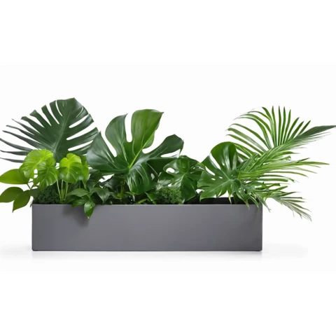 Искусственные растения в кашпо в Тропическом стиле №107, В40*Д60*Ш15