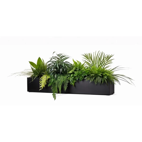 Растения искусственные в кашпо Микс №110, В45*Д100*Ш15