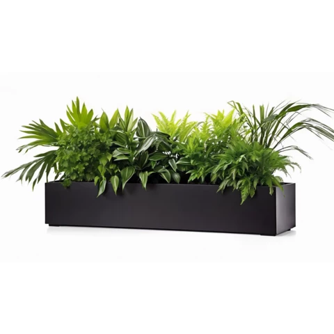 Растения искусственные в кашпо Микс №111, В45*Д100*Ш15