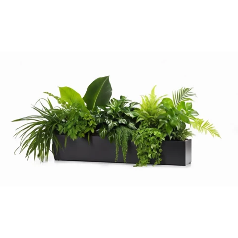 Растения искусственные в кашпо Микс №114, В33*Д100*Ш15