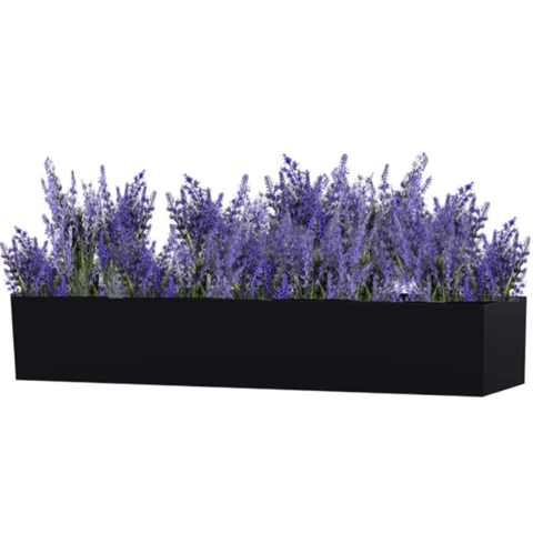 Лаванда искусственная в кашпо №117, В32*Д100*Ш15