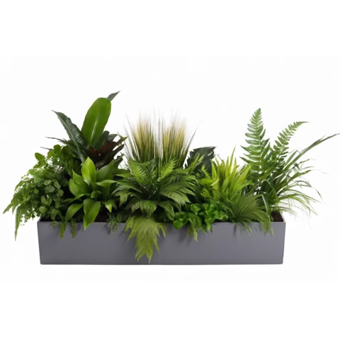 Растения искусственные в кашпо Микс №121, В60*Д100*Ш20