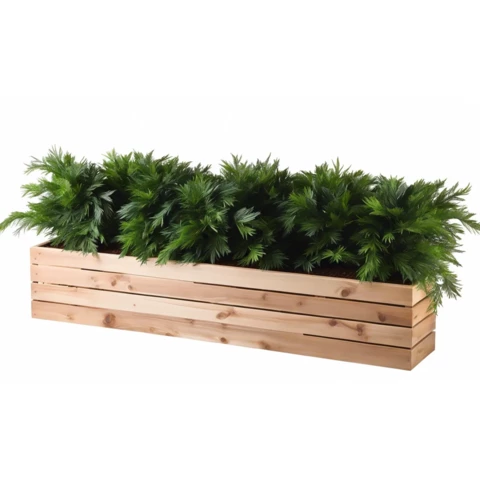 Композиция из искусственных растений в кашпо №130, В70*Д120*Ш20