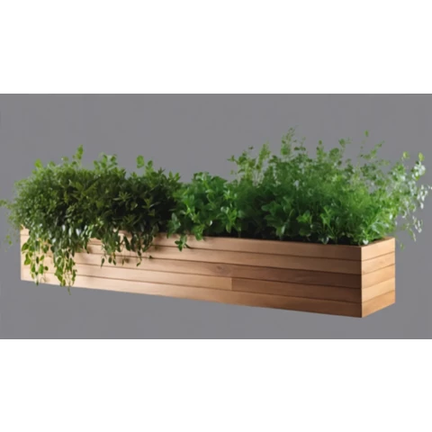 Композиция из искусственных растений в кашпо №131, В50*Д150*Ш20