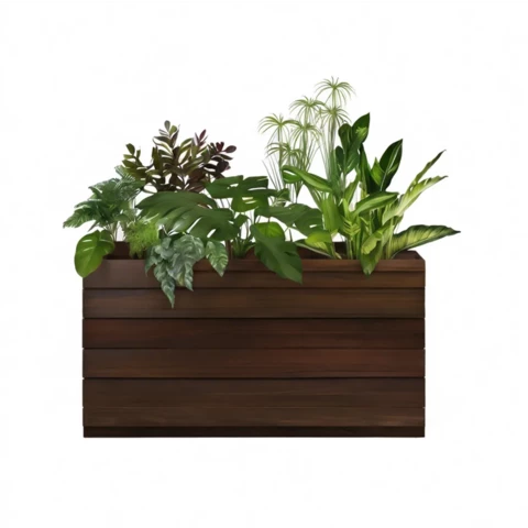 Растения искусственные в кашпо Микс №143, В85*Д100*Ш25