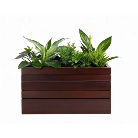 Растения искусственные в кашпо Микс №147, В85*Д100*Ш25