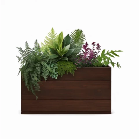 Растения искусственные в кашпо Микс №152, В85*Д100*Ш25