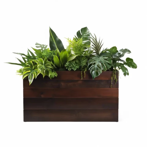 Растения искусственные в кашпо Микс №153, В85*Д100*Ш25