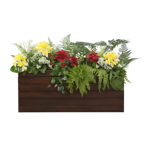 Композиция из искусственных растений в кашпо №167, В85*Д100*Ш25