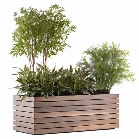 Искусственные растения в кашпо №174, В120*Д130*Ш30