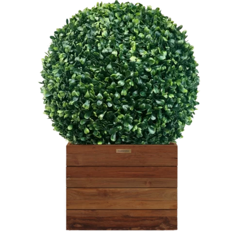 Шар из искусственного самшита в кашпо №176, В70*Д30*Ш30