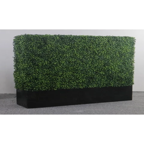 Кашпо искусственными самшитом №179, В100*Д100*Ш20