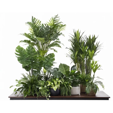 Растения искусственные в тропическом стиле №246, В150*Д200*Ш70