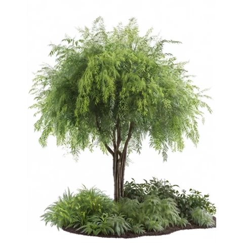 Композиция из искусственных растений 