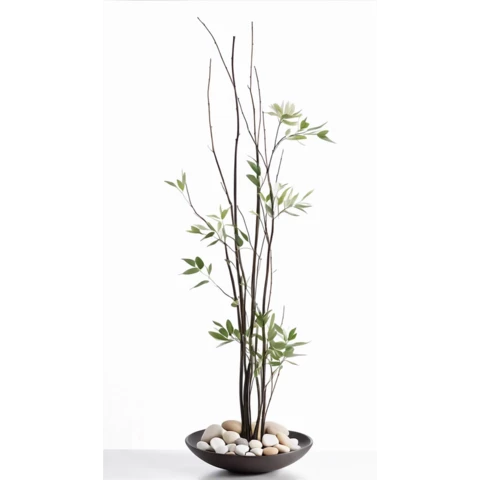 Ветки дерева с листьями. В 110