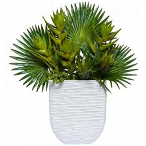 Искусственные листья кашпо 