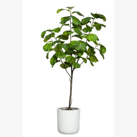 Кашпо с искусственным растением 