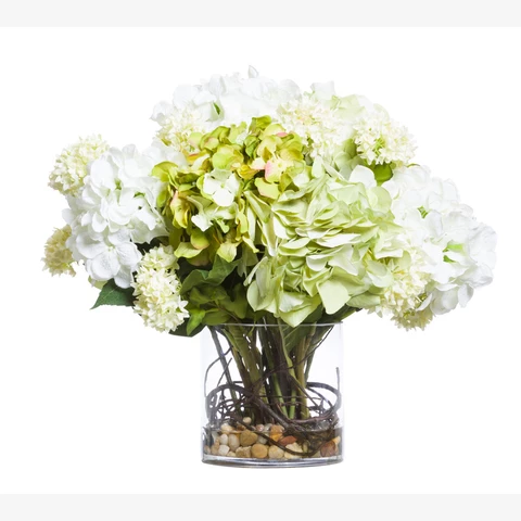 Букет садовых цветов в вазе, В 20