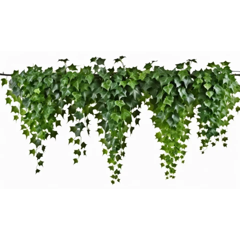 Композиция с искусственными растениями на рейке 