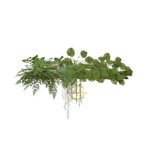 Подвесное панно с искусственными растениями. Дизайн № 218
САБАНГАУ, Д100, В50 см