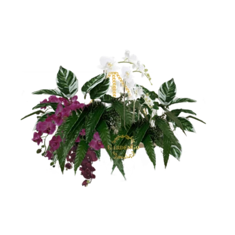 Подвесное панно с искусственными растениями. Дизайн № 7017
Materano, Д40, В45 см