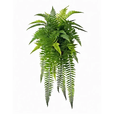 Кашпо подвесное с искусственным папоротником №272, Д25, В85 см