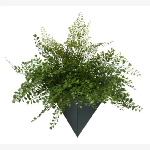 Кашпо настенное с искусственными растениями 