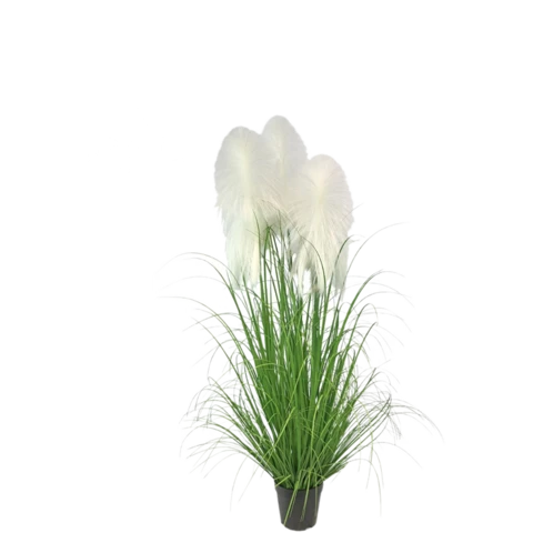 Пампасная трава с распущенными кисточками 120 см