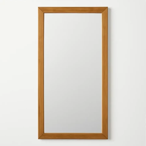 Зеркало прямоугольное в деревянной раме 220*70