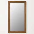 Зеркало прямоугольное в деревянной раме 220*70
